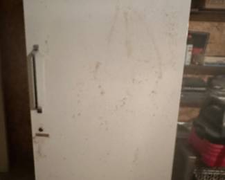 Presale available: Vintage Sears Coldspot Upright Freezer Model 2423 "The Time Bank" - Works! Great as an extra freezer.