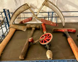 Some of the vintage tools available