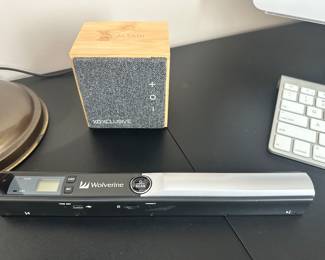 Fabulous Wolverine "Pass" Portable Digital Scanner and  XDXCLUSIVE Wireless Speaker by Altair. 