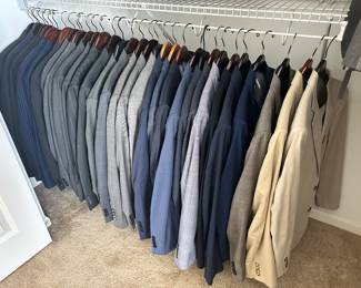 Wonderful Selection of Men's Suits Avaialble.