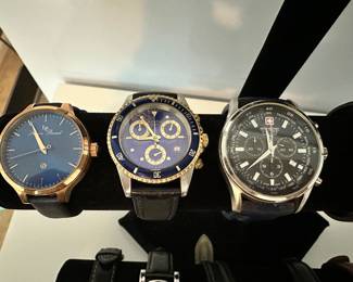 Just a Few Close Ups of the Great Watch Selection, Including Pucien Picccard, Kienzle Sport No 640/5533 & Swiss Military "Hanowa" 6.42156.