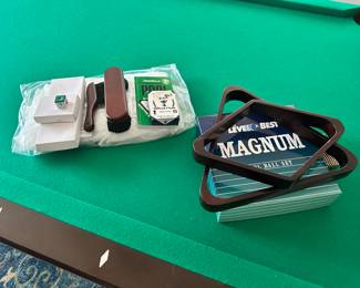 Billiard Table Comes with All the Accessories!