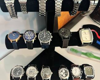Detailed View of the Selection of Watches Available!
