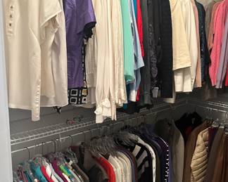 Fantastic Selection of Women's Clothing Ranging in Size Med-Large.