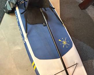 Incredible Soopotay "Touring Navigator" Inflatable Stand Up Paddle Board with Seat, Oars, Carrying CFase and Pump.