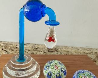 Additional View of the Murano and Art Glass Pieces Available.