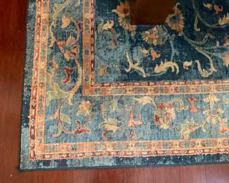 Orian Rugs Breelynn Navy 94"x120" Made in the USA