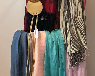 Summer Weight Scarves Available Including 100% Silk Made in Italy, Luisa Spagnoli and Light Weight Cashmere.