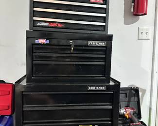 Many Craftsman Tool Boxes and Chests Available.