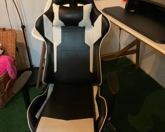 S Racer Gaming Chair "Homalls" Racing Model, High Back Racing Chair with Leather Upholstery.