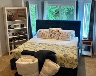 Stunning Primary Suite Full of Custom Italian Clothing, Great Shoes, Bags and Accessories and Bedding Including Tommy Bahama & Frye.