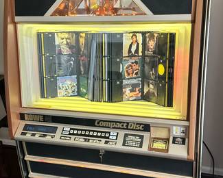Fantastic Full Sized Rowe AMi Compact Disc CD100A Juke Box! 41.5"W x 26.5"D x 58"H