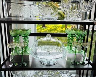 Wonderful Formal Glassware Available.