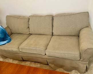 3 Cushion Sofa with Pull Out Mattress,33"H x 34"D x 83"W 
