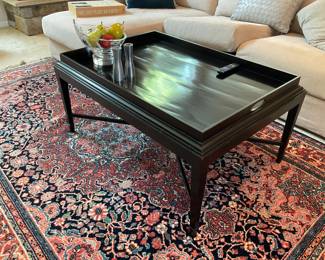 Barbara Barry for Baker Coffee Table, 40"W x 19"H x 28", In Black.