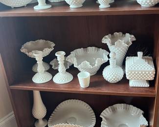 Collection of Fenton Milk Glass