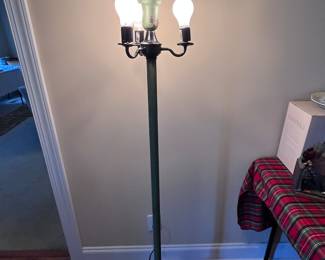 Vintage Pole Lamp with 3 Lights