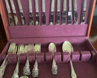 Set of Old Master sterling flatware