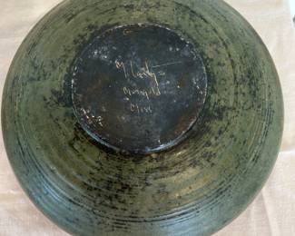 Vintage green tea bowl, McCarty’s Merigold Miss
