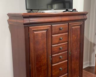 Tall dresser and TV