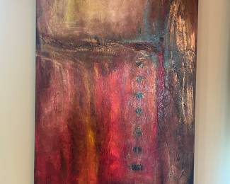 Alice Hammel painting 6’ x 3’