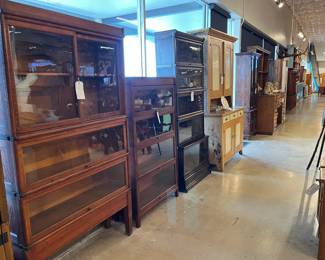 Globe Wernicke Co. stacking bookcases
