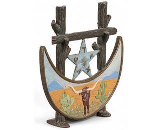 Texas Centennial Cast Iron Doorstop