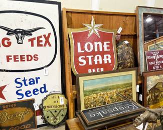 Vintage advertising signs