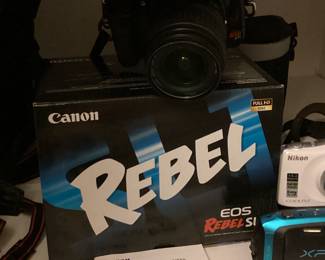 Vintage canon rebel camera