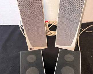 Two Logitech USB Powered Speakers, And UBL Pro Speakers