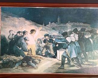 Barcelona Castillejos Framed Painting Wall Hanging