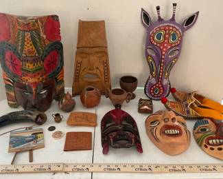 Aztec, Mexican, Chilean, African Trinkets, Decor, More