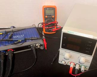 PicoScope 3000 Series Bench top Oscilloscope, Digital Control Power Supply,Eoteck Digital Multimeter