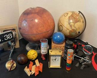 Office Mars Globe, World Globe, Variety Of Brain Games, Montreux Clock, Mechanical Clock And More