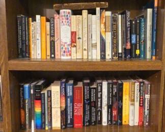 Mix Of Hardback And Paperback Books on Genetics Evolution