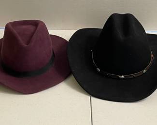 Four Mens Brimmed Hats