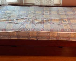 Double Twin Bedframe Two Twin Matresses