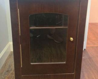 Dark Brown Cabinet side Table