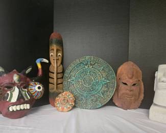 Variety Of Cultural Decor Pieces
