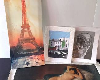 Paris Tower Wall Hanging,Abbey Rd Crossing Print,Hand W Sphere Print,Goya Madrid Canvas Lady Print