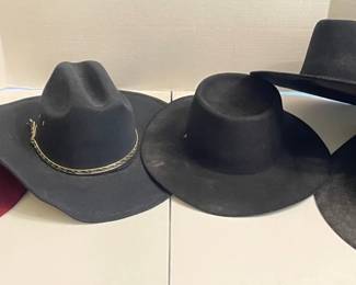 Five Mens Brimmed Hats