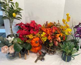 Collection of Fake Floral Displays