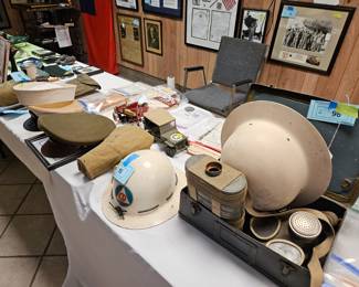 Military memorabilia.