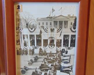Lot 055, FDR inauguration photo, tow of set of two.