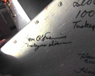 Lot 073 detail of signatures.