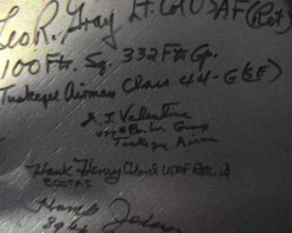 Lot 073 detail of signatures.