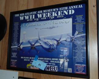 Lot 81 framed Museum poster.
