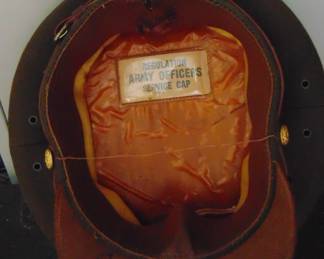 Lot 104 inside of hat.
