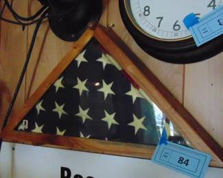 Lot 072 AMerican Flag Flown over the USS Arizonia Memorial (not lot 084), one of 3 items sold together.