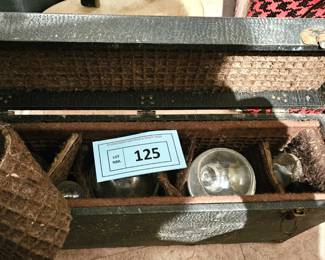 Lot 125 Set of 6 Autofyrstop fire grenades in case.